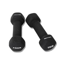 네오플랜 미용아령 1kg 한쌍 I 저중량 덤벨 여자아령, 4kgX2