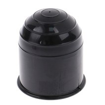 유니버설 50mm 트레일러 액세서리 블랙 실버 자동차 견인 바 볼 커버 캡 히치 캐러밴 traile 견인 히치 towball 자동차 스타일링, bk