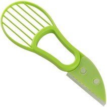 과일선별기 농업용 관리기 아보카도 슬라이서 코어러 커터 야채 및 과일 필러 아보카도 고기 분리기 다기능 3 대 1 플라스틱 나이프, 아보카도 도구