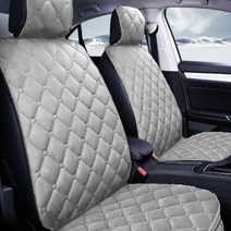 봉고 EV 2020올뉴말리부 BMW330i 더뉴레이 스타랙스 자동차 앞좌석 극세사면 방석시트 뒷좌석방석 카펠로 시트커버방석, 시트커버(1p), 그레이