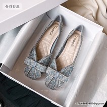 여성화 반짝 스톤 스팽글 발편한 단화 플랫슈즈 Flat Shoes 6C091