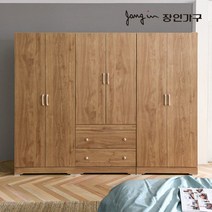 장인가구 세이지 K2 2400 옷장세트, 아카시아화이트