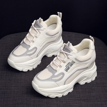둥근코 스니커즈 어글리슈즈 여성 봄 여름 트렌드 하이힐 운동 아쿠아 키높이 화이트신발 보여 스키니 2203697141
