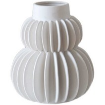 화병 꽃병 북유럽스타일 인테리어 집들이 개업 선물, 화이트 섀도우 꽃병