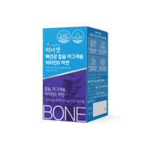 이너셋 뼈건강 칼슘 마그네슘 비타민D 아연 121.5g, 90타블렛, 2박스