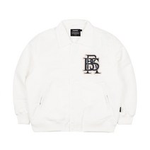 비에스래빗 2223 BSRABBIT BIG LOGO COLLAR VARSITY JACKET CREAM 보드자켓
