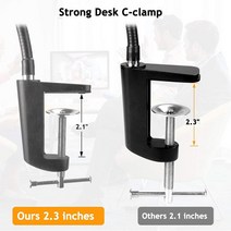 스튜디오 라이트 스탠드 촬영 소품 조명 거치대 로지텍 웹캠 Brio 4K C925e C922x C922 C930e C930 C920 C6, 한개옵션0