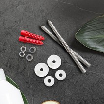 HLBATH 세면기 앙카볼트세트 100mm 세면대 설치부속품 세면기부속품세면기 앙카볼트세트 세면대 앙카볼트 세면기 볼트 앙카볼트 화장실 앙카볼트 욕실 앙카볼트 세면대 고정 부속품, 본상품