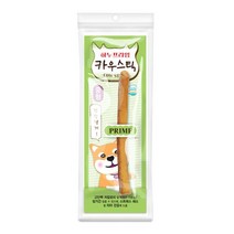 간식 수제 스틱 육포 개껌 치석제거 카우스틱 중형 1p