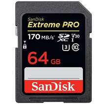 샌디스크 익스트림 프로 SD카드, 64GB