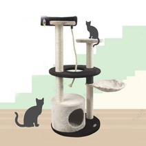 말썽쟁이여름 레나펫 고양이 2단 원목 캣타워 캣폴 캣휠 미니 캣워커 중형 선반 캣선반 켓폴, 레나펫 캣타워