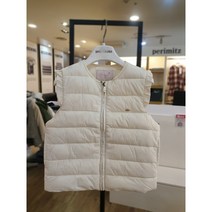 페리미츠 23봄신상 프릴 웰론 베스트 p2311v052