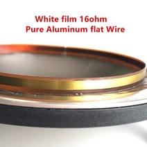 B C DE800 -8 보이스 코일 티타늄 다이어프램 교체 74.46mm 로트당 4 개, [06] white Aluminum 16om