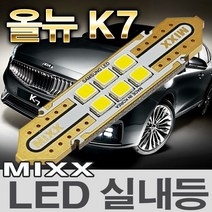 MIXX 올뉴K7 LED실내등 전방 중앙 화장 풋등 글로브박스 번호판등 믹스 맥스 MIXXLLED, 1개, 풋등 (2개 1대분)