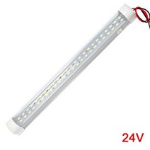 12V 72Led 자동차 인테리어 라이트 스트립 바 램프 밴 버스 캐러밴 On/Off 스치 4.5W 트렁크 Led 조명, 48LED 24V