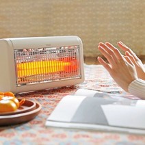 보아르 레트로 미니멀 미니 전기히터 발 난로, 그린 H0044