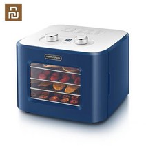 가정용식품건조기 음식 생선 과일 강아지간식 건조기 youpin mofei 4 레이어 용량 식품 탈수기 가정용 말린 기계 애완 동물 스낵 스테인레스 스틸 그리드, 없음