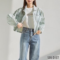 솔로이스트 하이넥 윈드브레이커 집업 점퍼 SADN1507