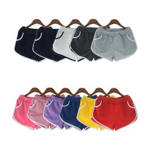 3부 반바지 트레이닝 무지개 홈웨어 여자 운동복 랍빠 221253EA