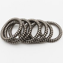 전화선머리끈 굵은 헤어고무줄 짱짱한 꽈배기 머리카락끈 1P