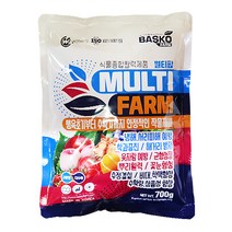 멀티팜 700g 광합성활성제 냉해 서리 착과증진 해거리예방 웃자람 뿌리활력 비대 착색 식물종합영양제 활력제