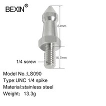 BEXIN삼각대 발 스파이크 교체 모노 포드 나사 보관 거치대 스탠드 앞바퀴 뒷바퀴 고정 Bogen Manfrotto Gitzo Benro RRS 삼각대용 악세사리, [03] LS090  1PC