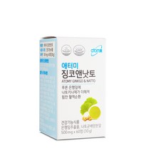 애터미 징코앤낫토, 60정, 1개