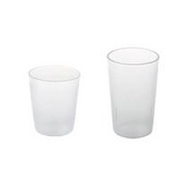 [라로쉐물컵] 업소 식당용 플라스틱 물컵 10개입, 작은컵(12개입)