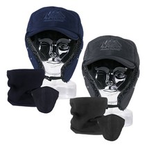 [a2ac1ag38] 모자 귀마개 마스크를 한번에 보아털 알래스카 워머 겨울 방한용품