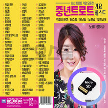 [오스쿨 WD] SD칩 중년트로트 가요베스트 80곡, 상세페이지 참조