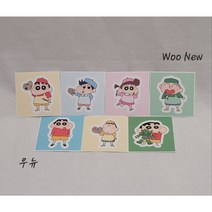 짱구 산리오 도무송 인스 칼선 스티커 캐릭터 훈이 맹구 철수 유리 건담, 그림쟁이 맹구