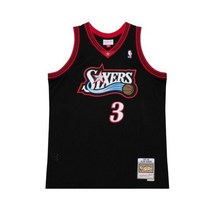 미첼 앤 네스 NBA 다크 저지 필라델피아 세븐티식서스 1997 앨런 아이버슨