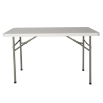 행사용 접이식 테이블 렌탈용 간이 휴대 아웃도어, 반으로 접힌 1.2미터 블루