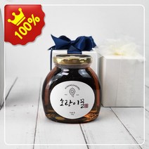 결혼 웨딩 답례품 선물용 야생화 천연꿀 1구 350g 아카시아 밤꿀도 있어요., 호랑이: 밤꿀( 350g)