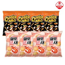 [롯데제과] 봉지과자 8봉 혼합구성(쌀로새/쌀로별/도리토스/꼬깔콘/치토스/오잉꾸잉/에어베이크드), 4.쌀로새*4+치토스매콤*4