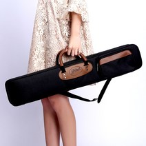 대금 케이스 플루트 가방 피리 단소 롱백 국악기 가방, 핑크 2팩 71cm 길이의 럭셔리 백