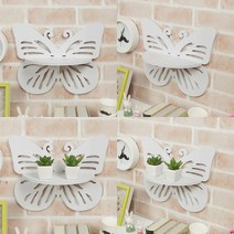 나비 인테리어 벽걸이 선반 36CM