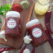 허브숲 수제 한식 만능 찌개장(꽃게탕 동태탕 매운탕 해물탕), 1병, 500g