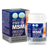 관절보119 MSM 60g, 60정, 12개