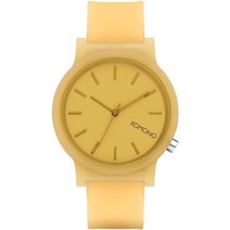 코모노 모노 실리콘 손목 시계 옐로우 KOMONO Mono