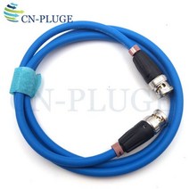 BNC 플러그-BNC 플러그 SDI 피그 테일. 카메라 RF 동축 케이블 Canare LV-61S 75ohm 비디오 신호 전송 라인, 03 blue_13 4m