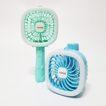 루시아 충전식 핸디 선풍기 / 접이식 미니 손 선풍기, 블루