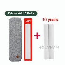 쉬운 운반 무선 휴대용 HD 열 Peripage A4 프린터 기계 여행 비즈니스 사무실 작업 숙제 PC 전화, [03] Printer  2 Paper B