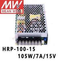 HRP-100-15 meanwell 15 v/7a/105 w dc 단일 출력 pfc 기능 스위칭 전원 공급 장치 온라 저장소, 01 15V_01 105W