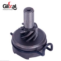 킥 스타터 Glixal-중국 스쿠터 오토바이 ATV (21T + 7T) 55mm 킥 스타트 샤프트 기어 GY6 49cc 50cc 139QM, 한개옵션0