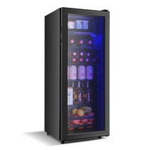 음료수냉장고 술냉장고 정육쇼케이스 업소용 편의점, 118L 냉장/냉동 + 조명