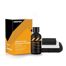 FORETOO 10H 세라믹 그래핀 코팅 업그레이드된 UV 기술 7년 이상 지속되는 보호 고광택 긁힘 방지 사용하기 쉬움 자동차 왁스보다 강력함 모든 보트 트럭 RV 오토바이에 사