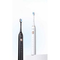 Soushi 전동 칫솔 음파 전동칫솔 셋트 X3S 헤드 음파, 다바이브러쉬X3U-스타리스카이블랙