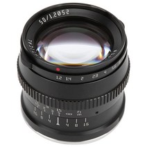 YYOYY 라이카 SL/SL2/SL2S 및 기타 L-마운트 카메라용 50mm F1.2 LM마운트 수동 대형 Apertue 렌즈, 1개