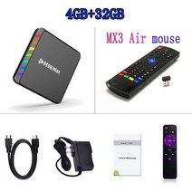 TV 셋톱박스 안드로이드셋탑박스 OTT셋톱박스 스마트 박스 셋톱 미디어 플레, 5.American Standard - 4GB 32GB